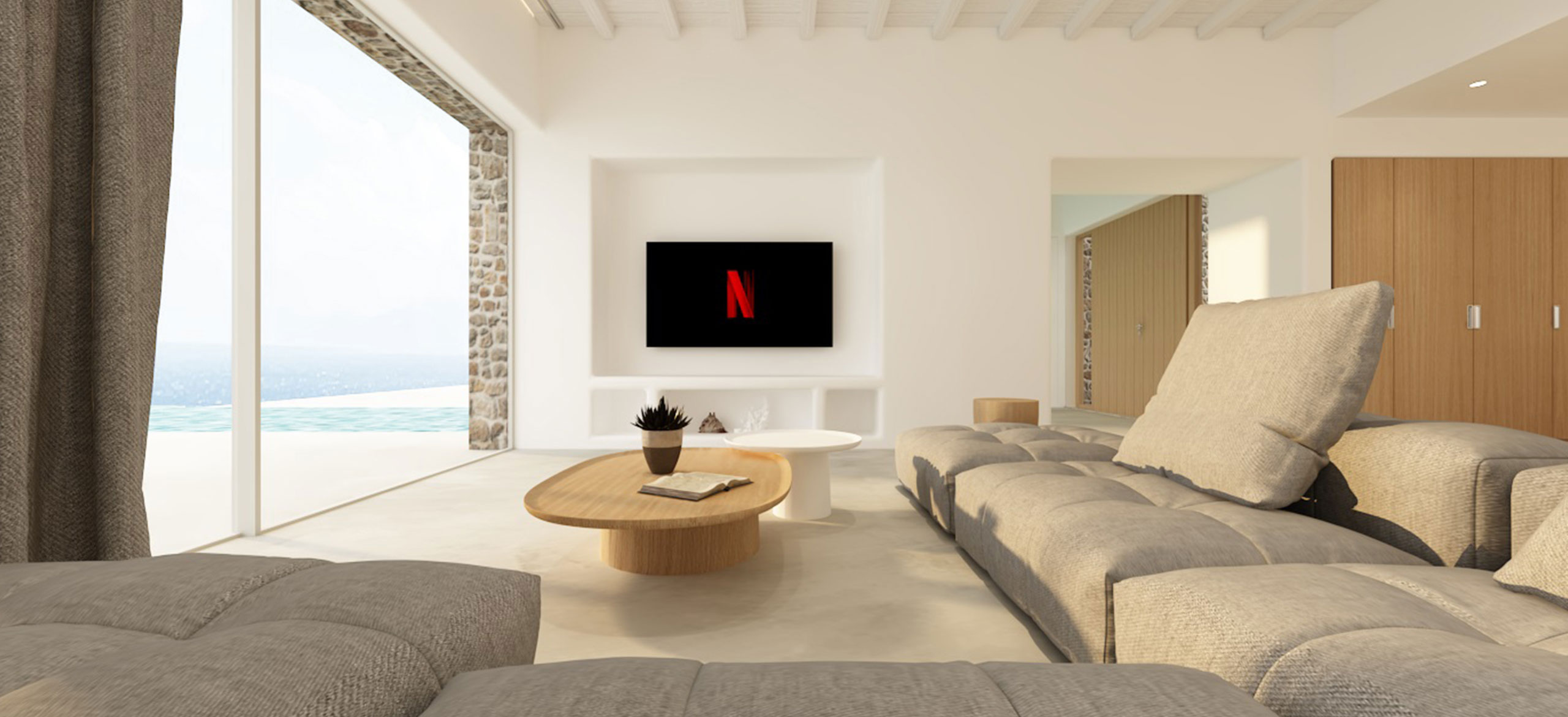 Interior Design in Mykonos Holiday Residence